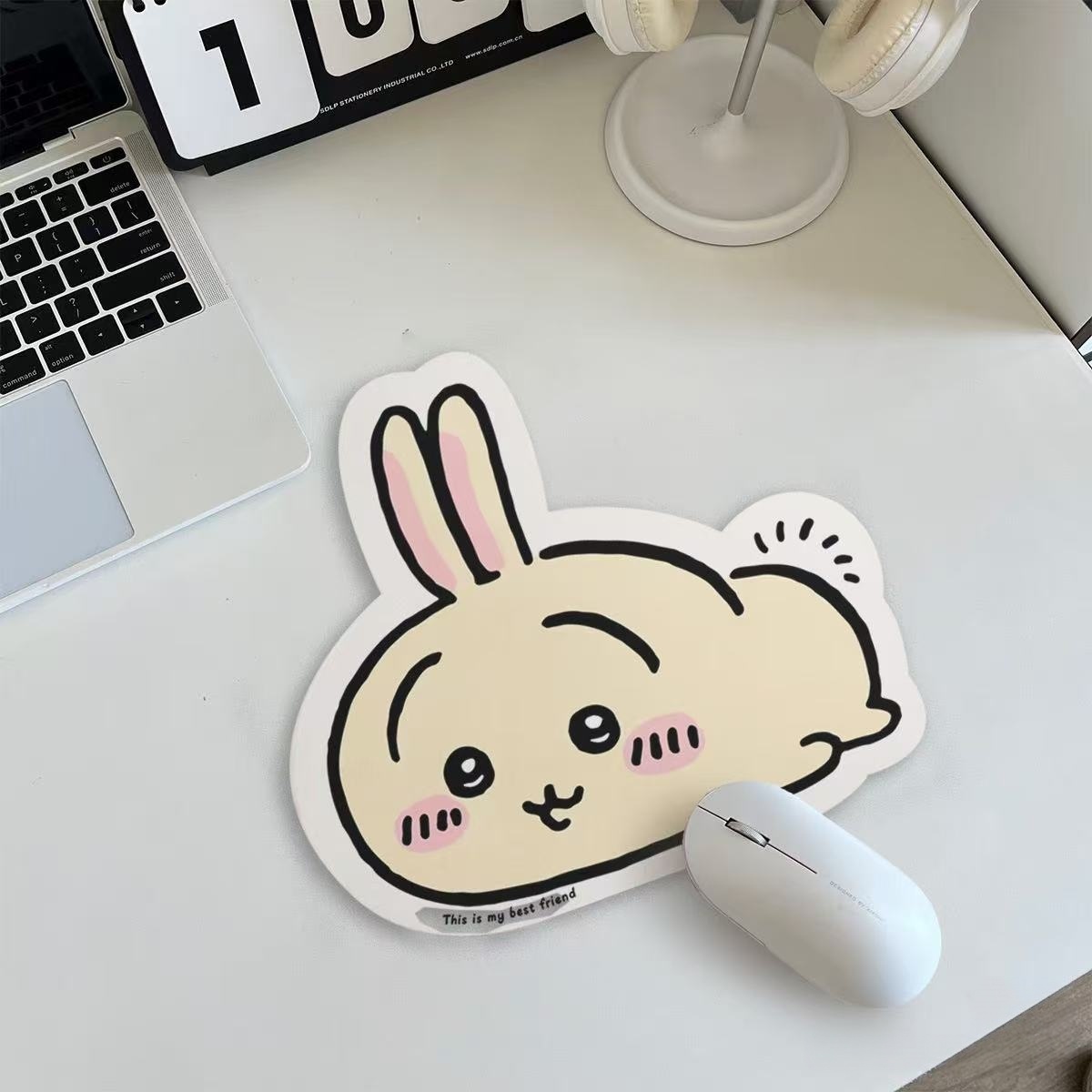 Office Supply Office Stationery Items - แผ่นรองเมาส์หนังรูปทรงพิเศษลายการ์ตูนชิอิคาวะ จิยิ อุซางิ ฮาจิวาระ แผ่นรองยาง แผ่นรองโต๊ะ