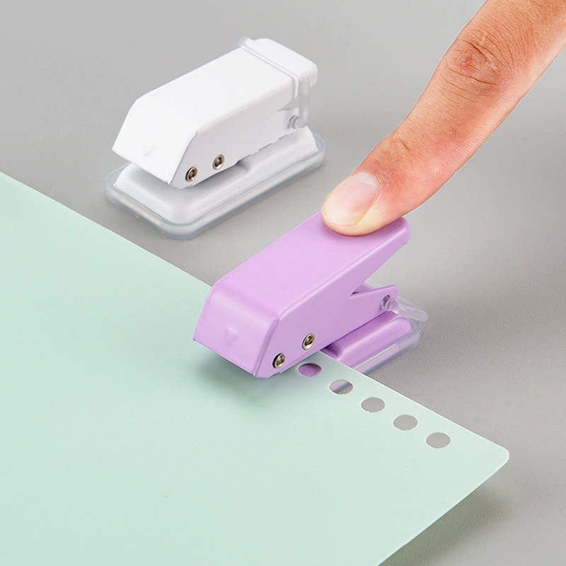 Office Supply Office Stationery Items - เครื่องเจาะกระดาษแบบพกพา 1 รู รุ่นมินิ คาวาอี้ น่ารัก