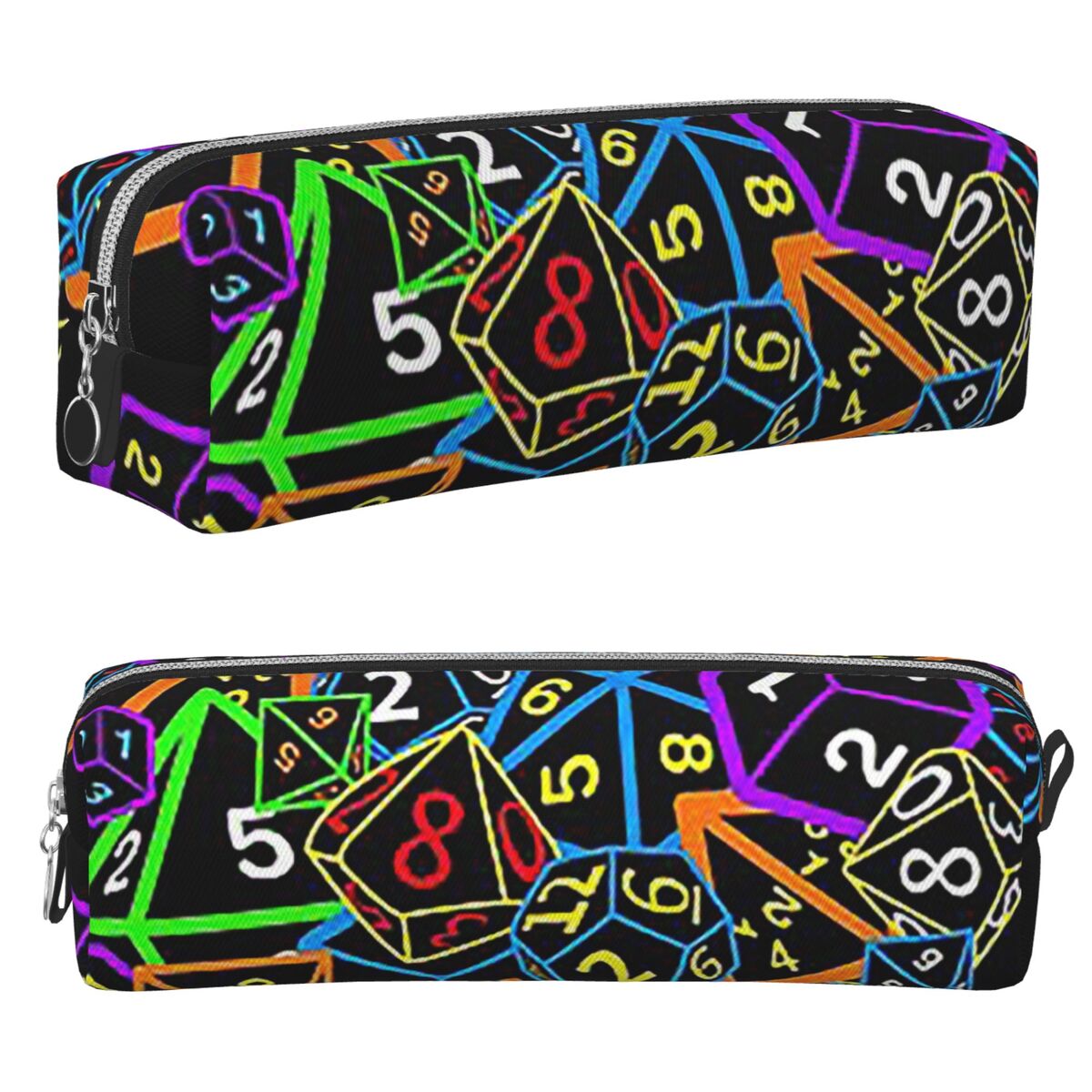 Pen Pouch Roll - ดีแอนด์ดี (ดันเจี้ยนแอนด์ดรากอนส์) นี่คือวิธีที่ฉันเล่น! กล่องใส่ดินสอ ความจุขนาดใหญ่ กระเป๋าใส่ปากกา