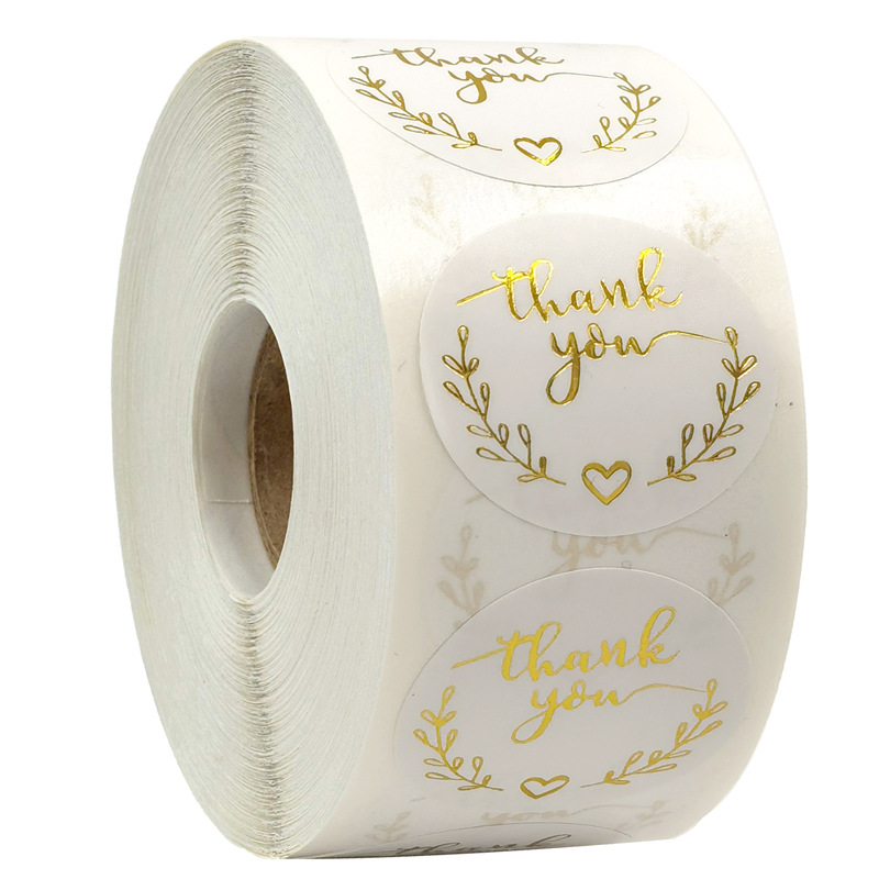 100-500 PCS ทองสติกเกอร์สําหรั - Stationery Supplies Business บทวิจารณ์และราคา
