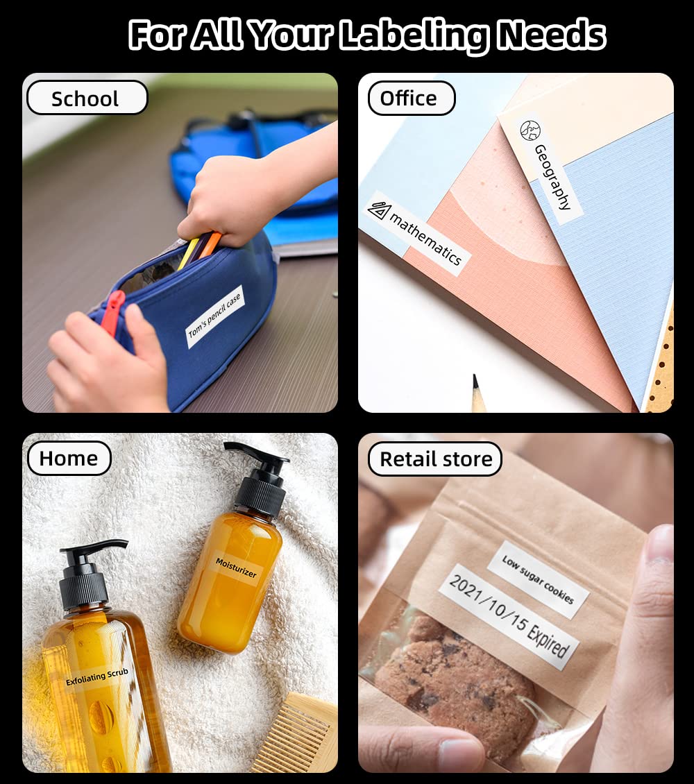 Phomemo P12 P12Pro Label Maker - Label Printer Tape บทวิจารณ์และราคา