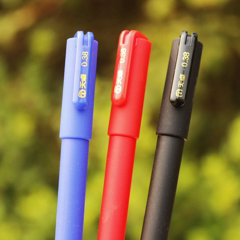 ปากกาเจลสีดํานักเรียนสอบเขียนเ - Stationery Supplies Business บทวิจารณ์และราคา
