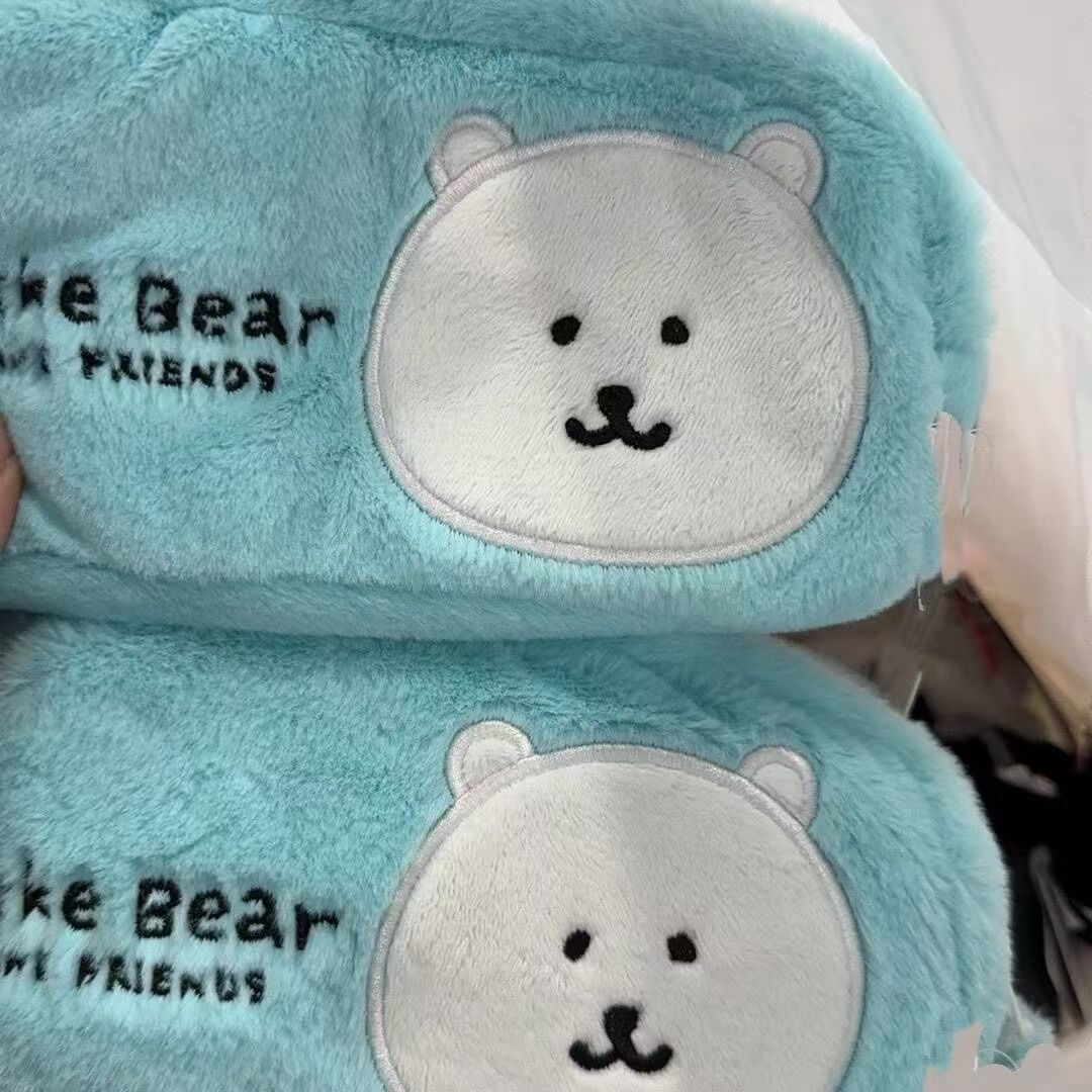 กระเป๋าใส่ดินสอขนนุ่มลายหมีปัก - Pencil Case Large บทวิจารณ์และราคา