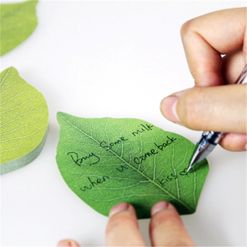 สติกเกอร์โน้ตแบบติดรูปใบไม้ 4  - Total Stationery & Office Supply บทวิจารณ์และราคา