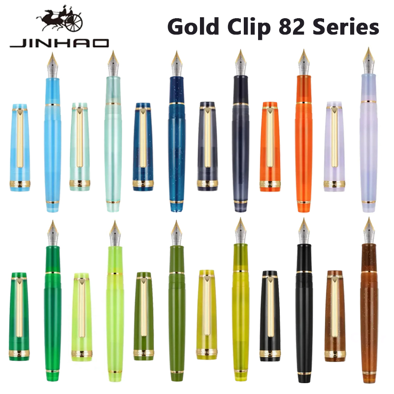 Jinhao 82 Fountain ปากกาคลิปสี - Stationery Supplies Business บทวิจารณ์และราคา