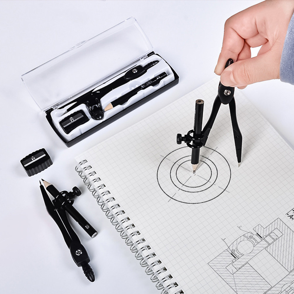 ชุดวงเวียนสำหรับนักเรียน 1 ชุด - Compass Geometry Set บทวิจารณ์และราคา