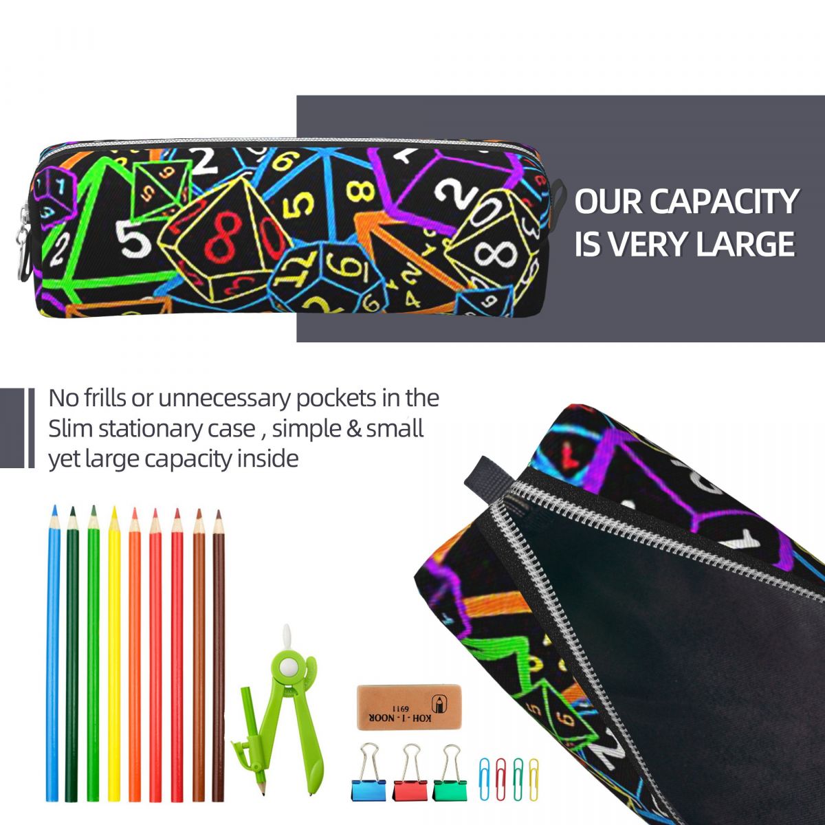 ดีแอนด์ดี (ดันเจี้ยนแอนด์ดรากอ - Pen Pouch Roll บทวิจารณ์และราคา