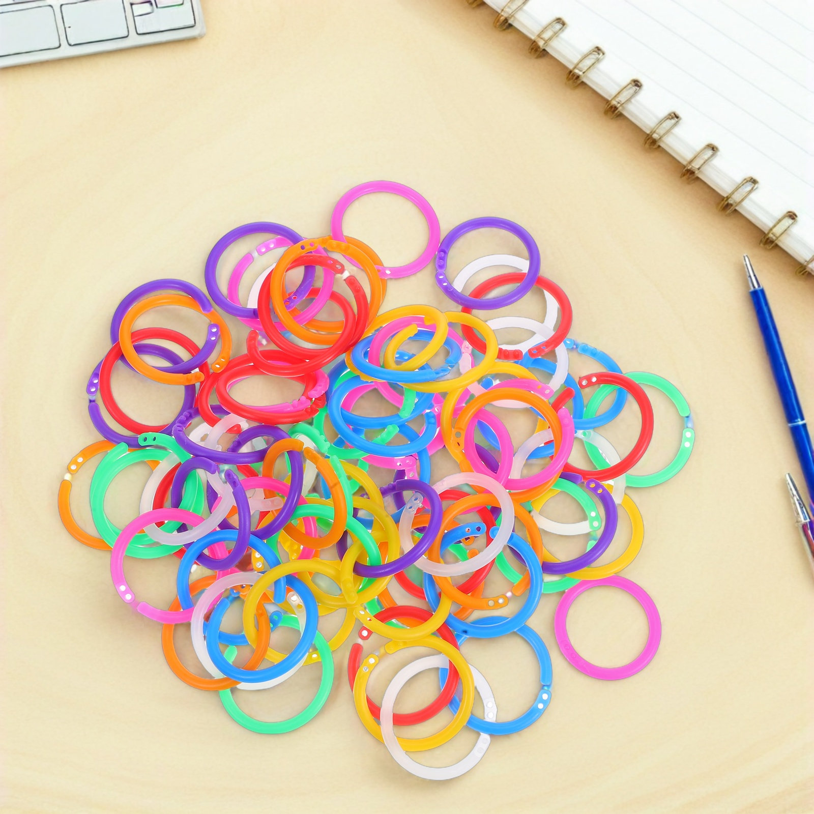 ชุดคลิปหนีบกระดาษ 80 ชิ้น แหวน - Binder Clip Assorted บทวิจารณ์และราคา