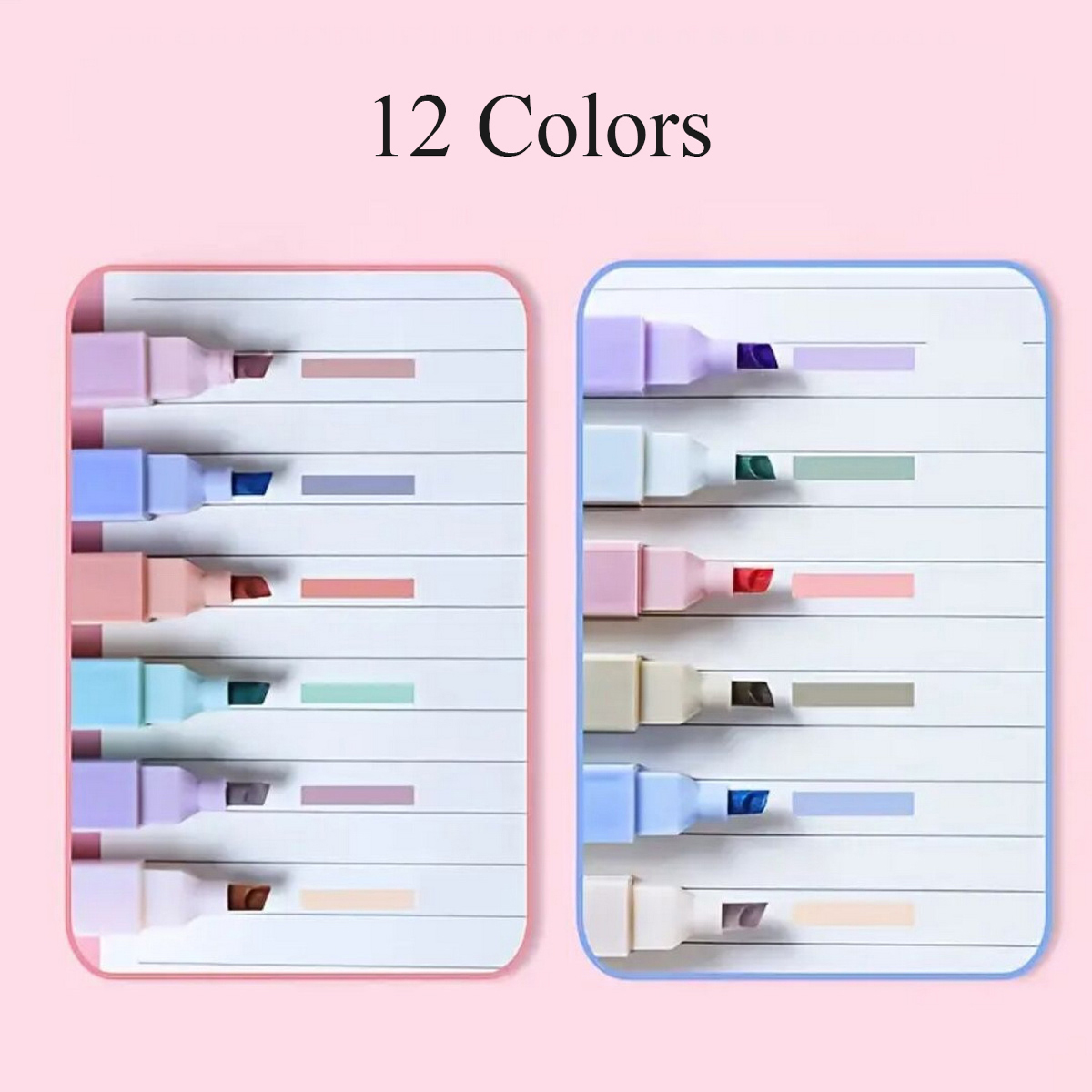 ชุดปากกาไฮไลท์เตอร์หลากสี 6/12 - Highlighter Set Pastel บทวิจารณ์และราคา