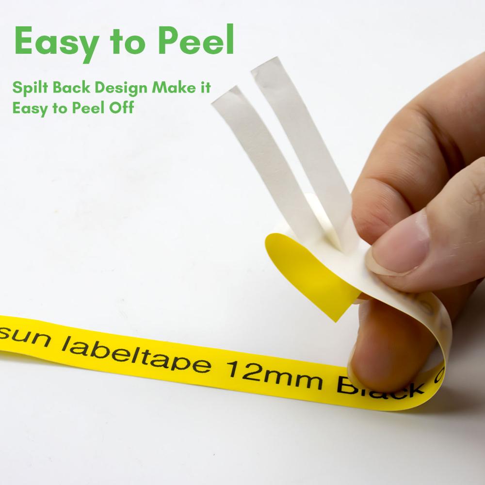 45013 เทปฉลากสีดําบนสีขาวสําหร - Label Printer Tape บทวิจารณ์และราคา